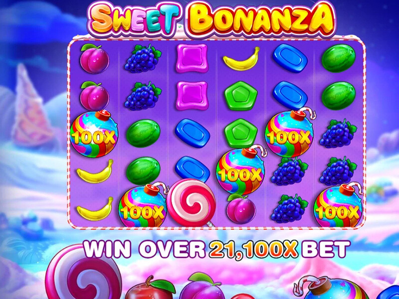 Sweet Bonanza — фриспины с множителями бомбами