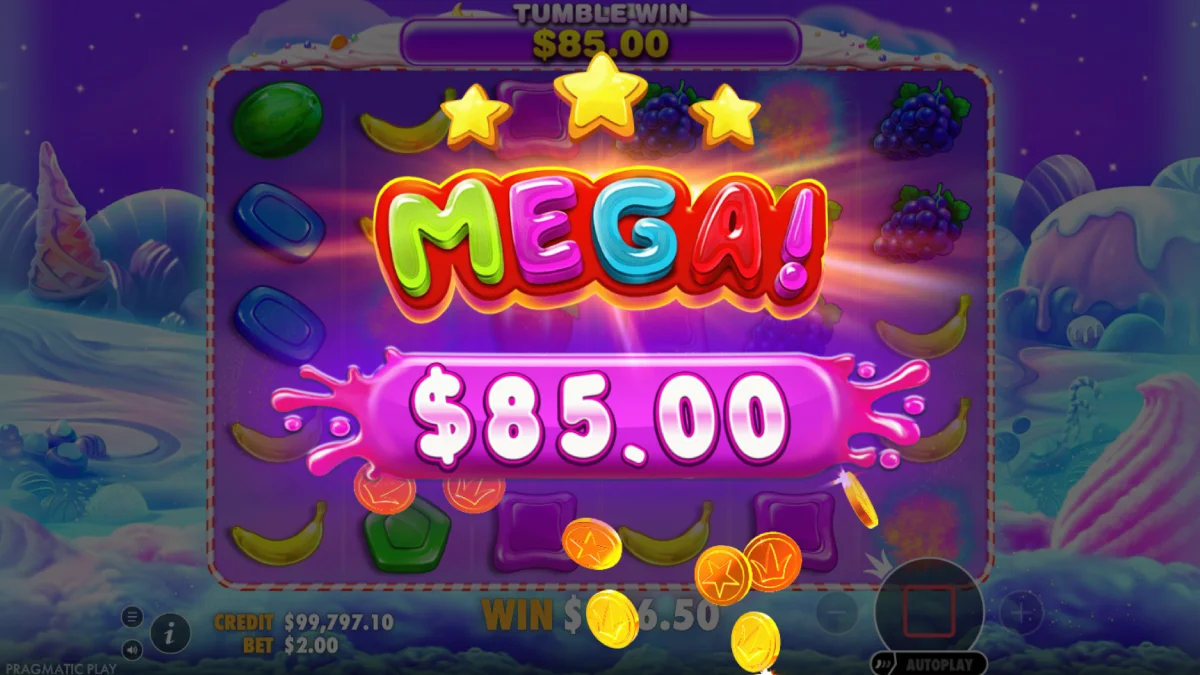 Sweet Bonanza — большой выигрыш x21100